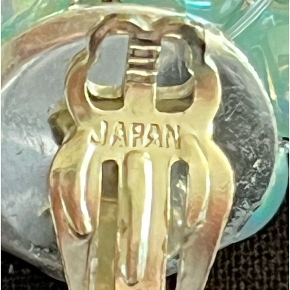 Vintage Iridescent Earrings - Picture 11 of 12